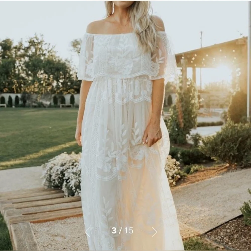 making off the shoulder dress Fashion Baby Blue Off Shoulder Front Tie-Up Ruffle Mini Dress with Long Sleeve S / Baby Blue
